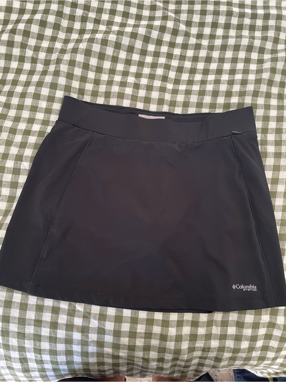 Columbia Black Performance Skort with Subtle Logo